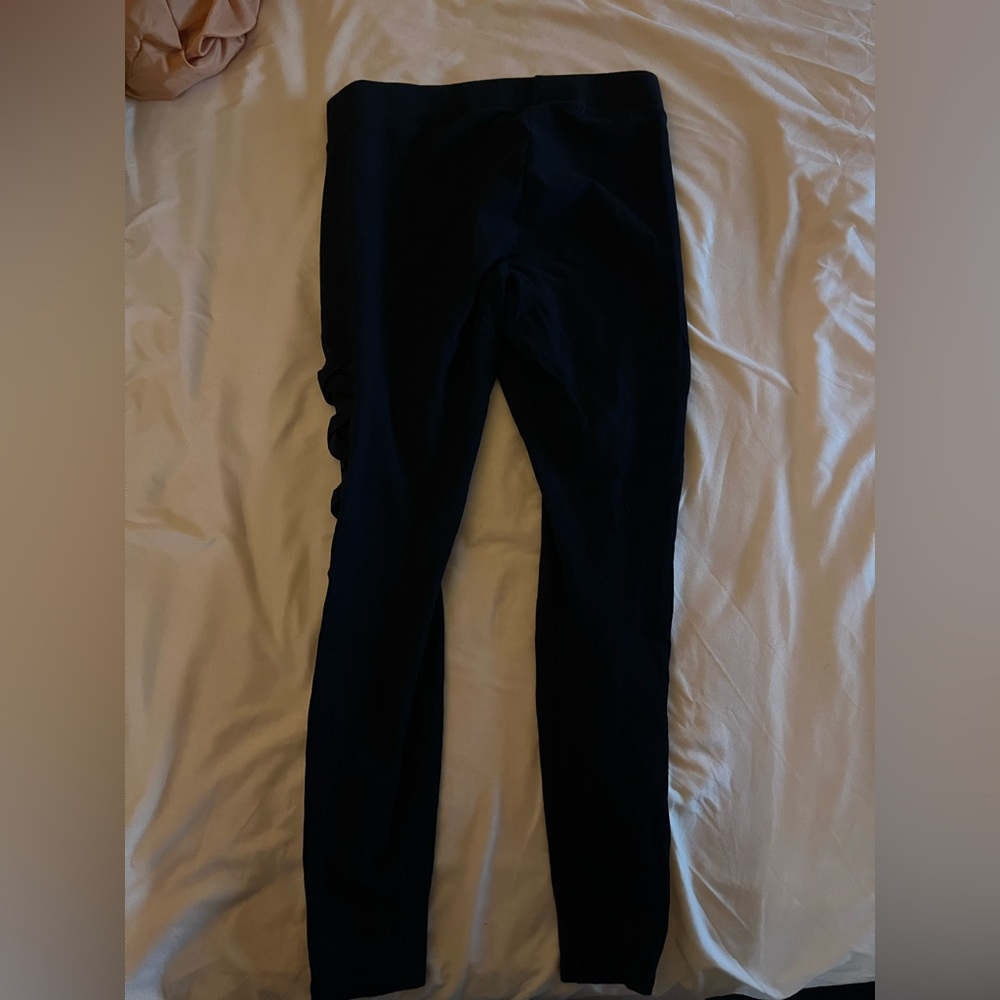 Black Torrid Leggings with Mesh Sides